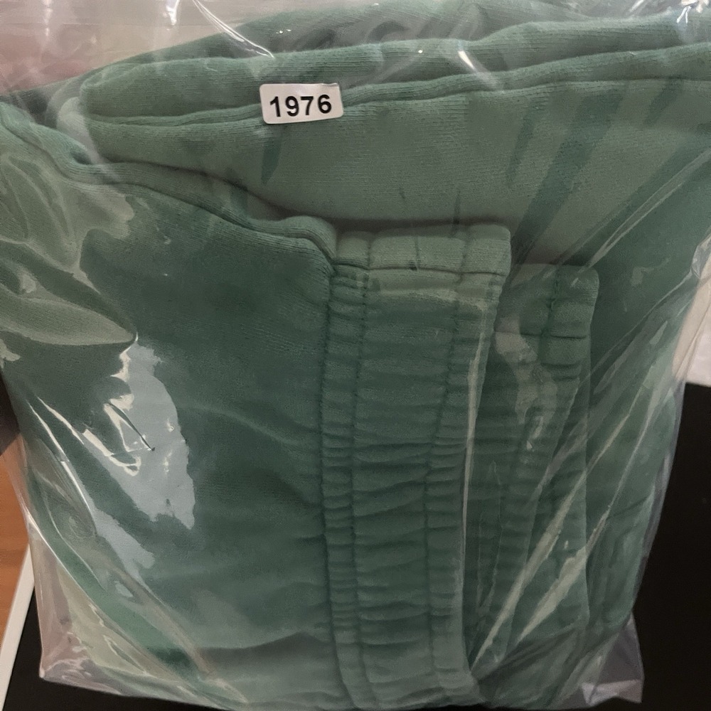 TNA Aritzia Cozy Sweatfleece Mega Cargo Sweatpants Green Women Size XS #1976 - Picture 12 of 12